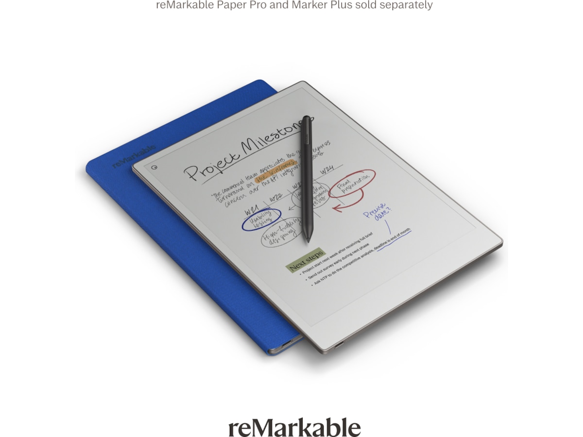 reMarkable Paper Pro Book Folio (kobolt) Digitale notatblokker & tilbehør