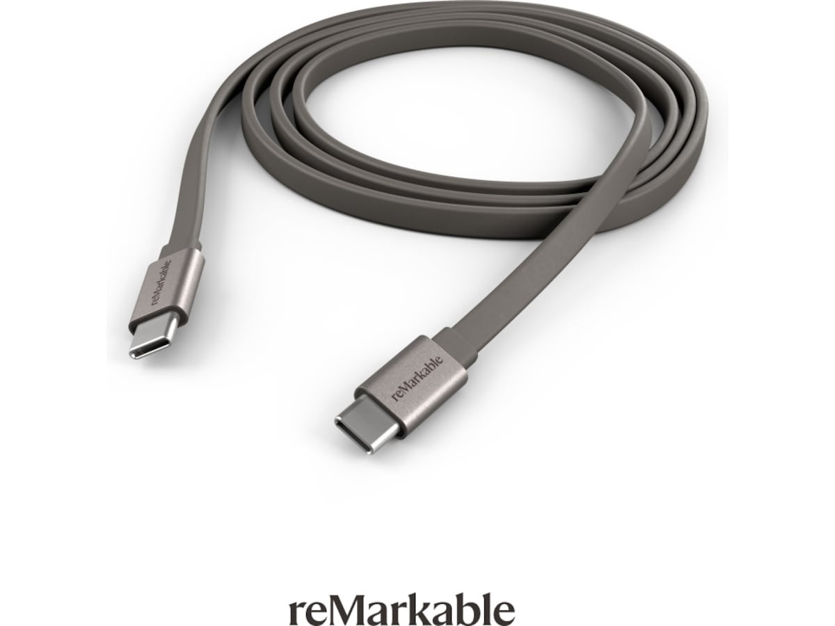 reMarkable Paper Pro USB-C kabel 1m (grå) Digitale notatblokker & tilbehør