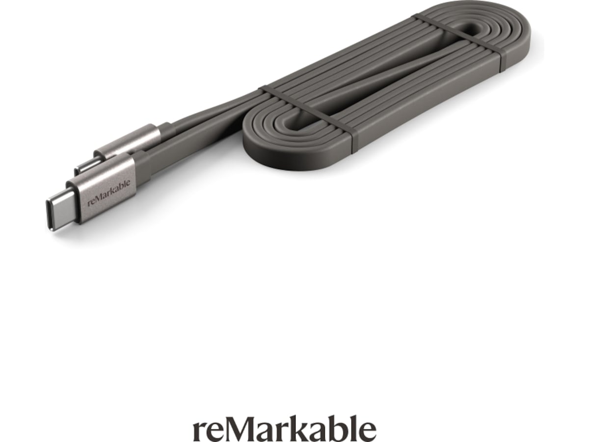 reMarkable Paper Pro USB-C kabel 1m (grå) Digitale notatblokker & tilbehør