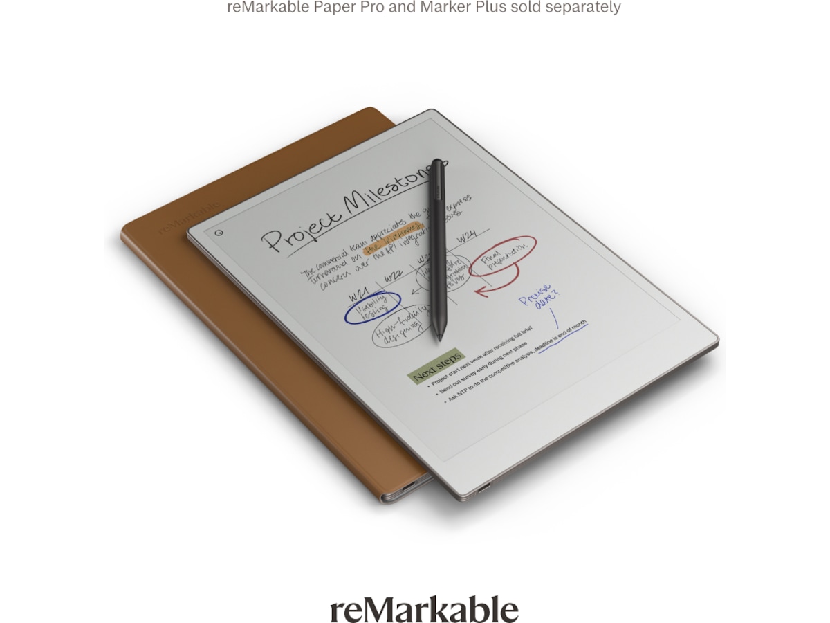 reMarkable Paper Pro Book Folio (brun) Digitale notatblokker & tilbehør