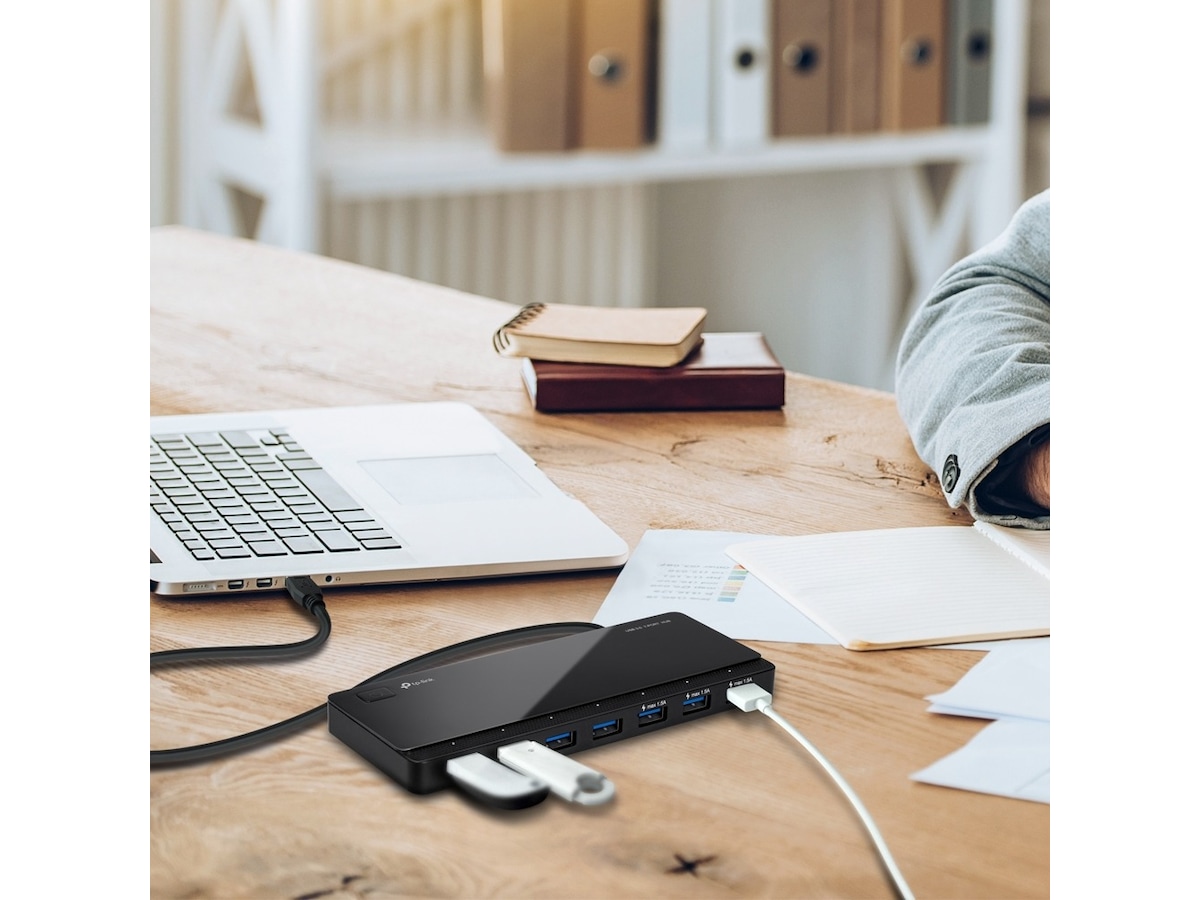 TP-Link UH700 USB 3.0 7-Ports Hub Dockingstasjon & USB-HUB