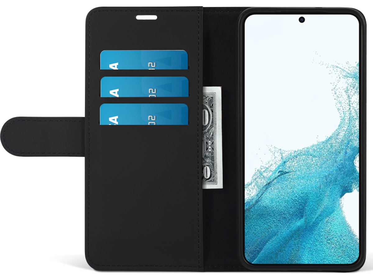 iiglo Galaxy S23+ Lommebokdeksel (sort) Deksel til mobiltelefon