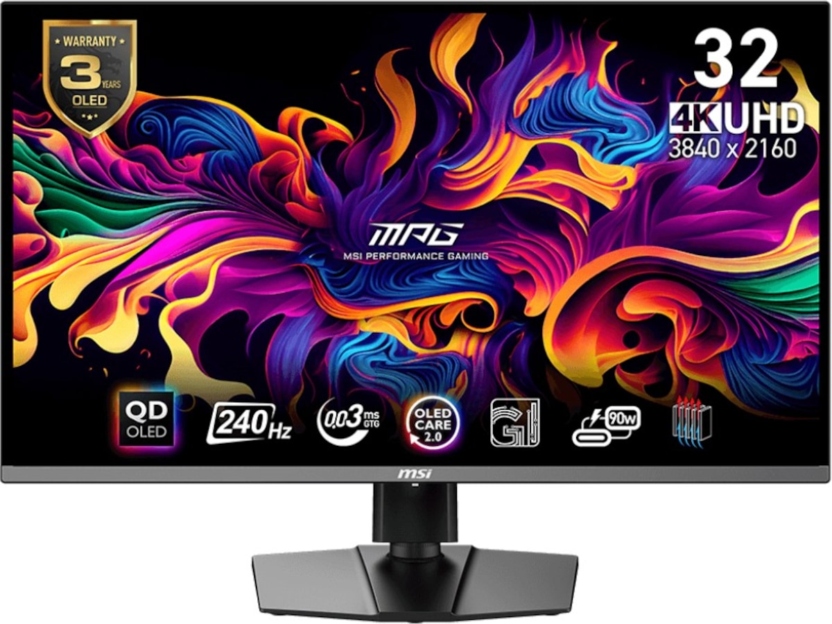 MSI 32" 4K gamingskjerm MPG 321URX Skjermer