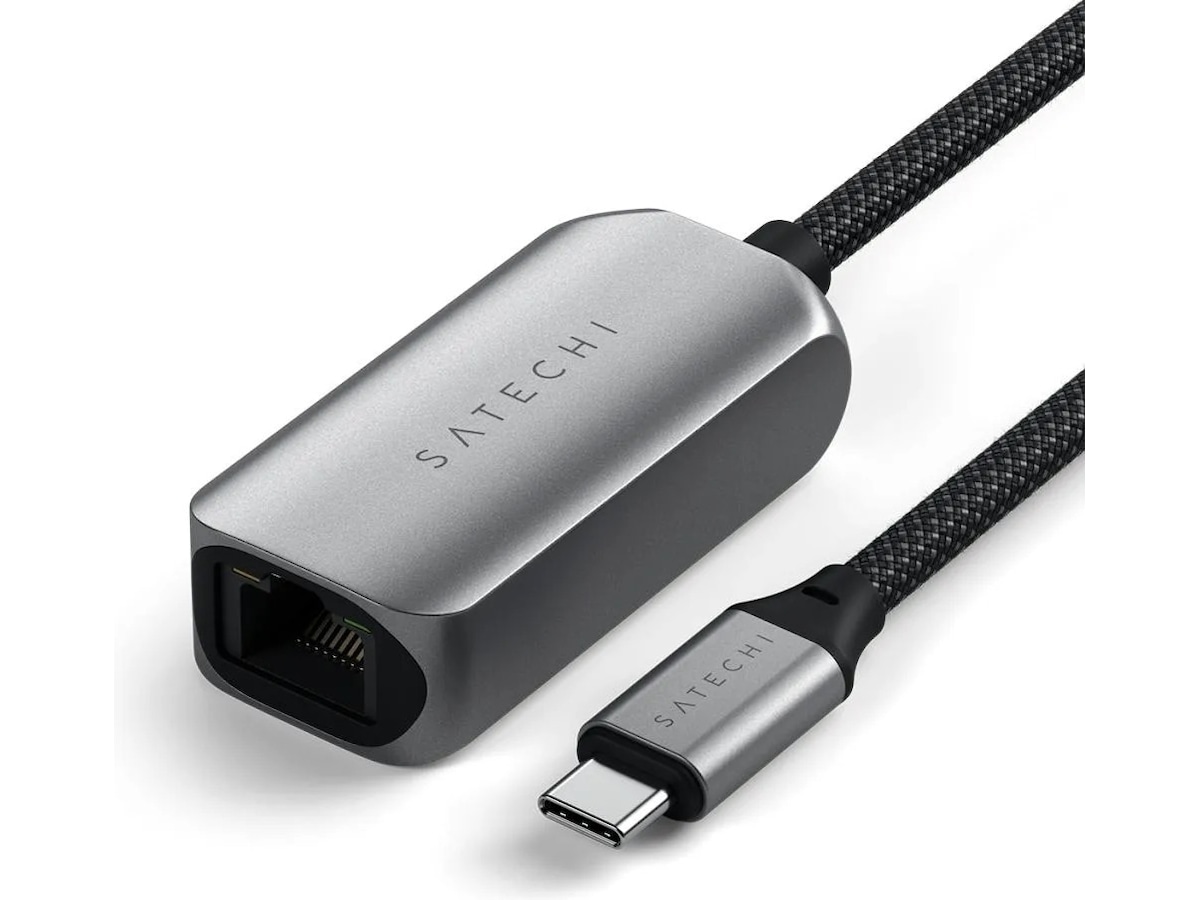 Satechi USB-C til Ethernet Adapter 18cm (grå) Kabeladaptere & overganger