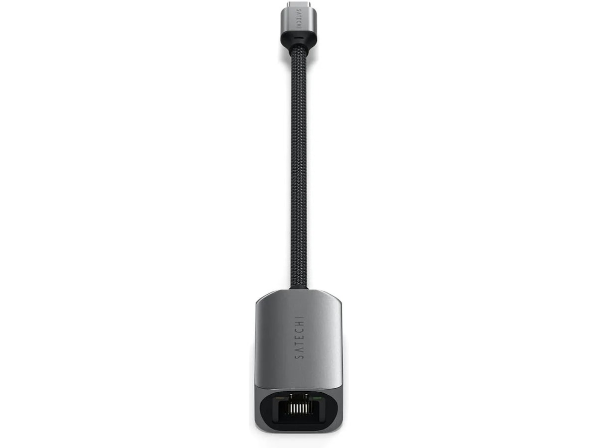 Satechi USB-C til Ethernet Adapter 18cm (grå) Kabeladaptere & overganger