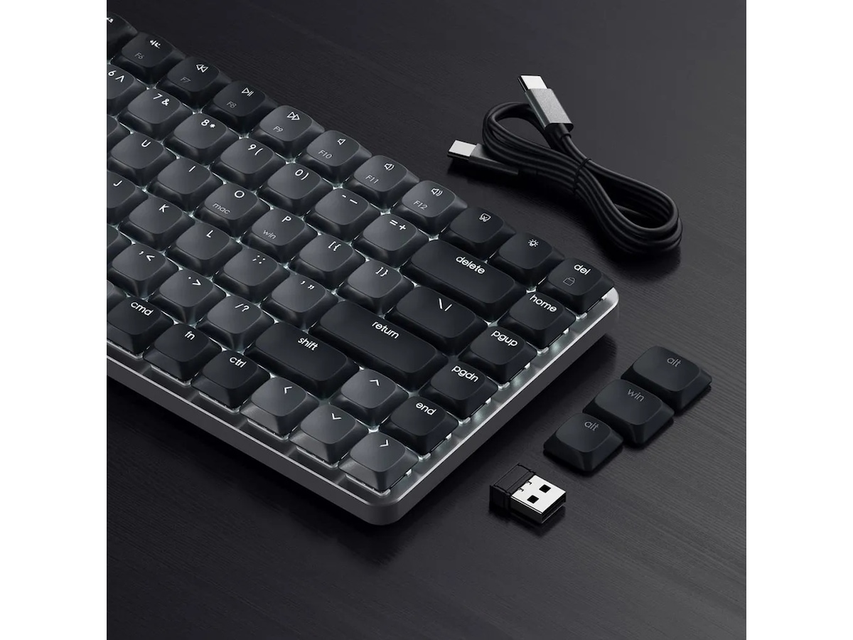 Satechi SM1 trådløst mekanisk tastatur (dark grey) Gamingtastatur