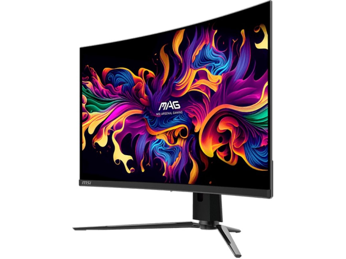 MSI 32" 4K curved gamingskjerm MAG 321CUP QD-OLED Skjermer