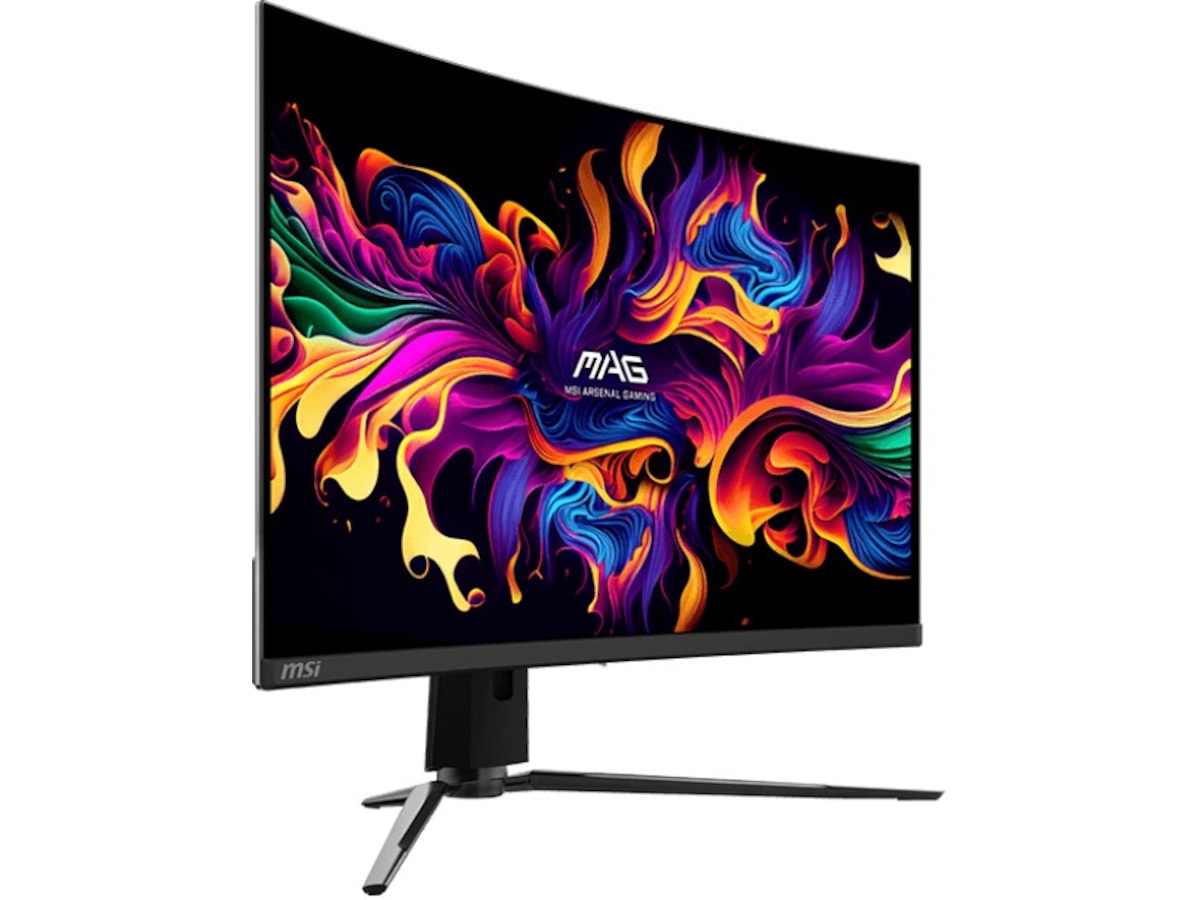 MSI 32" 4K curved gamingskjerm MAG 321CUP QD-OLED Skjermer