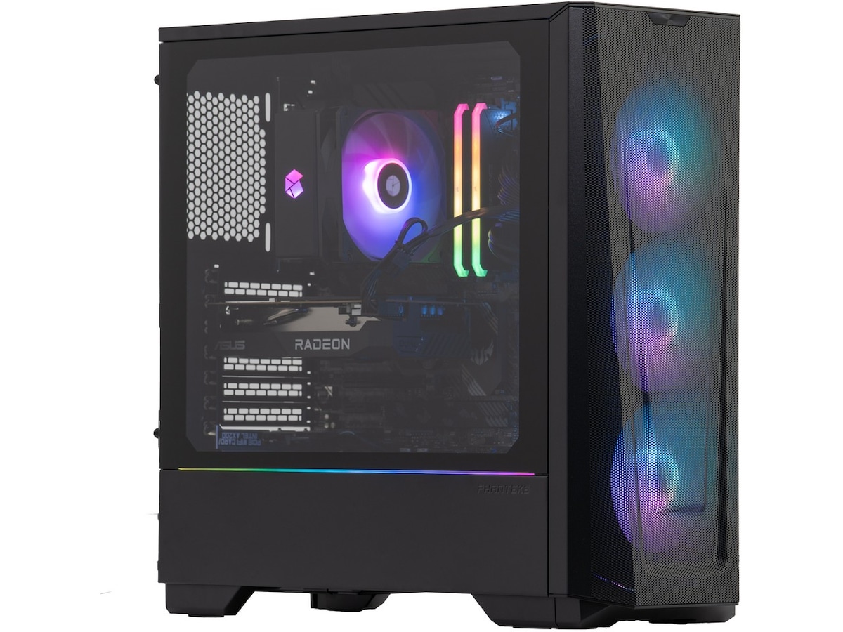Komplett-PC Advanced Gaming a115 RGB - RX 7600 Gaming-PC stasjonær
