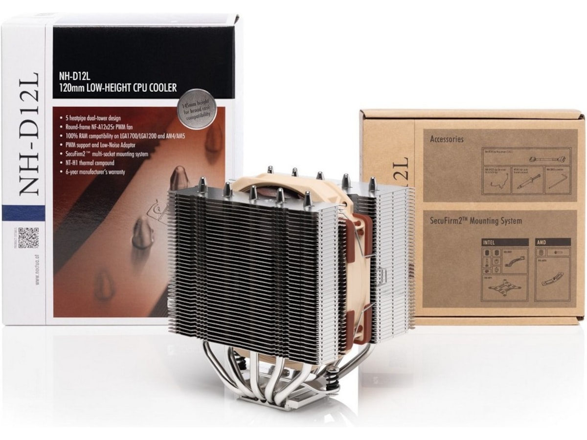 Noctua NH-D12L D-Type Premium CPU Kjøler CPU - Luftkjøling