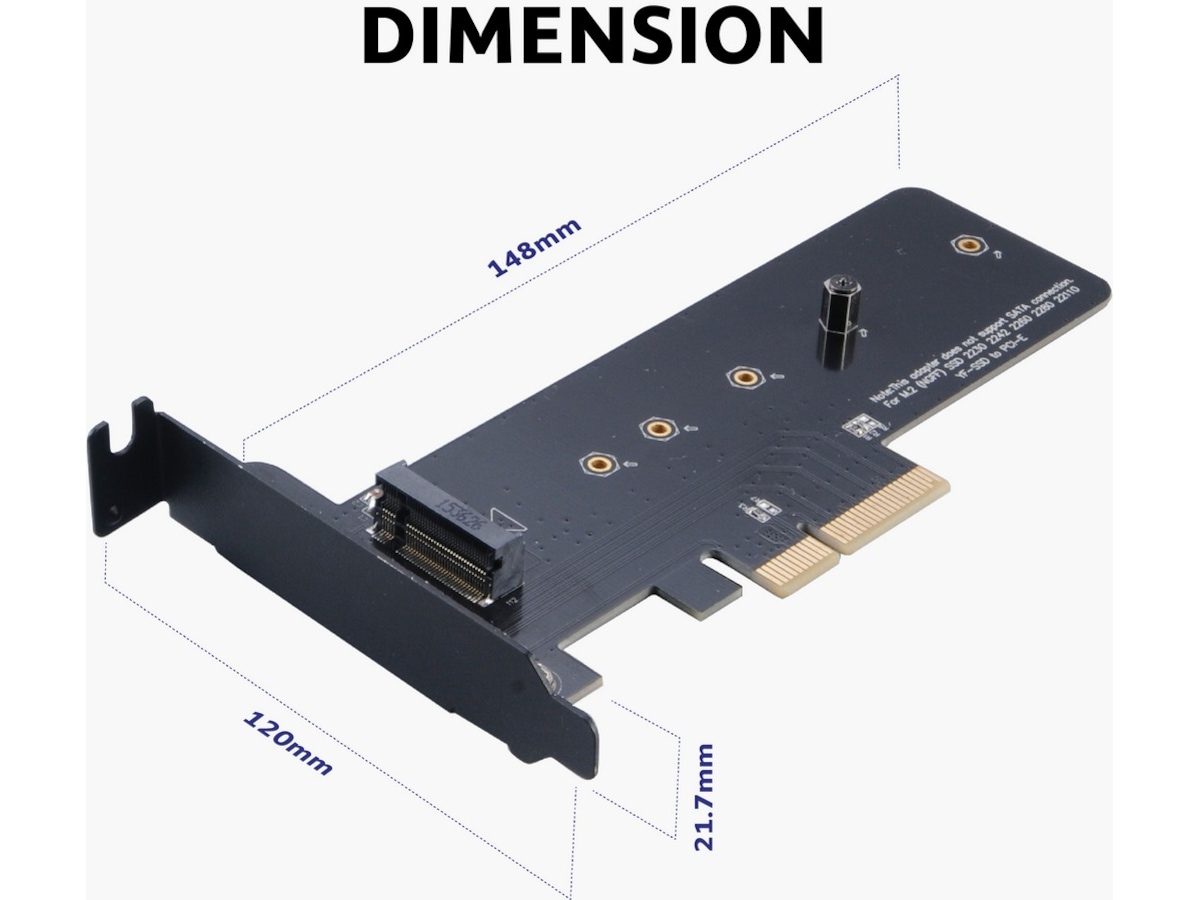 Akasa M.2 SSD to PCIe adapter card Tilbehør