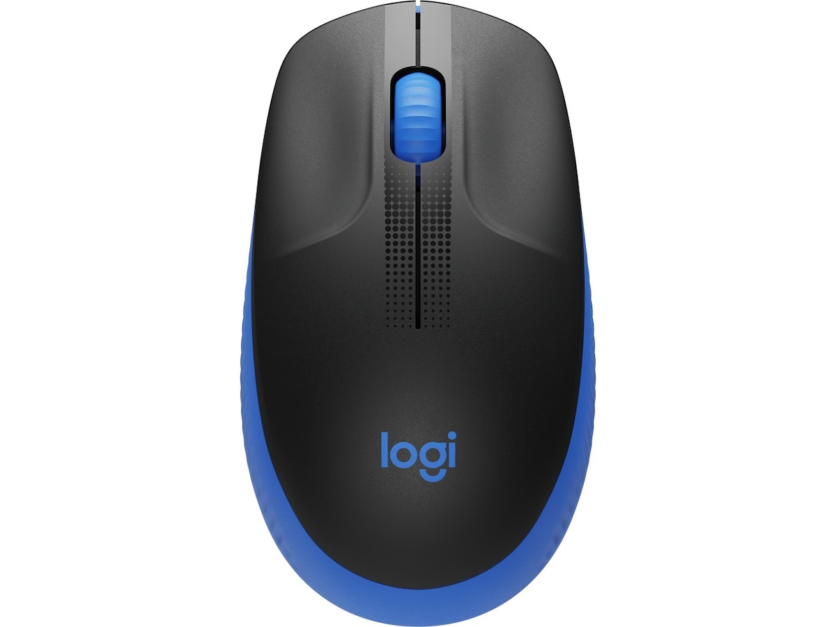Logitech M190 Trådløs mus i full størrelse blå Mus