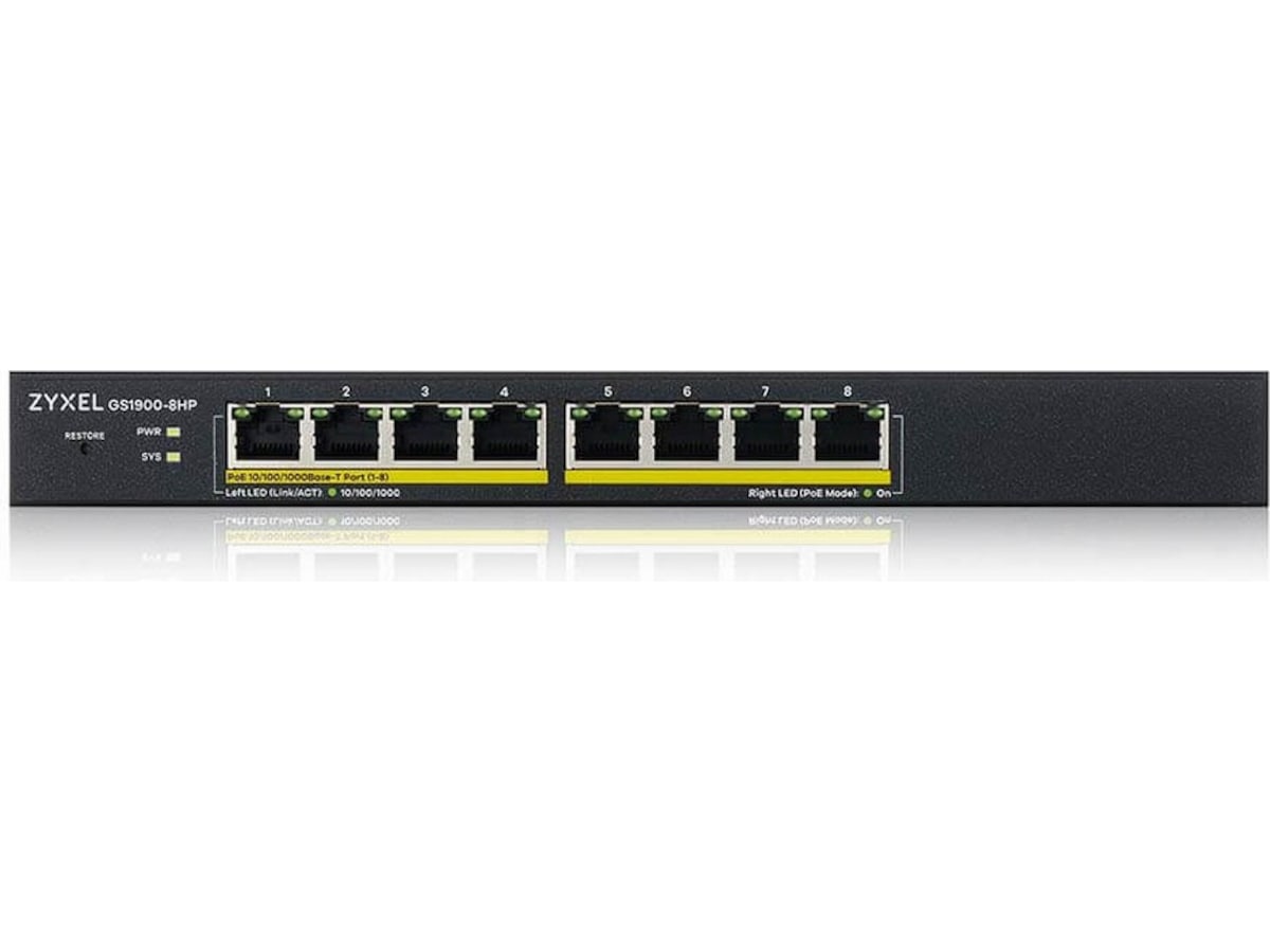 Zyxel switch GS1900-8HP Switch