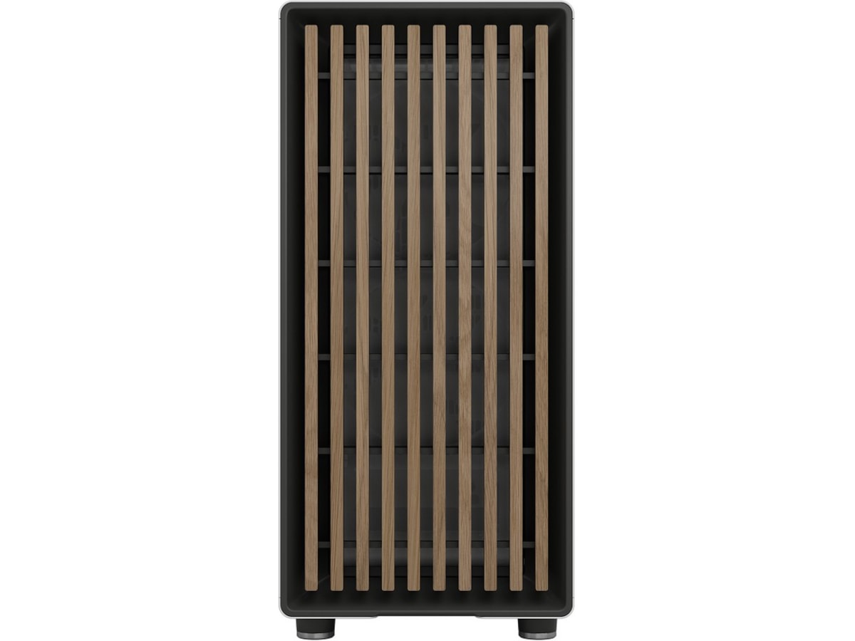 Fractal North Chalk White TG Clear Tint Mid Tower Midi tower