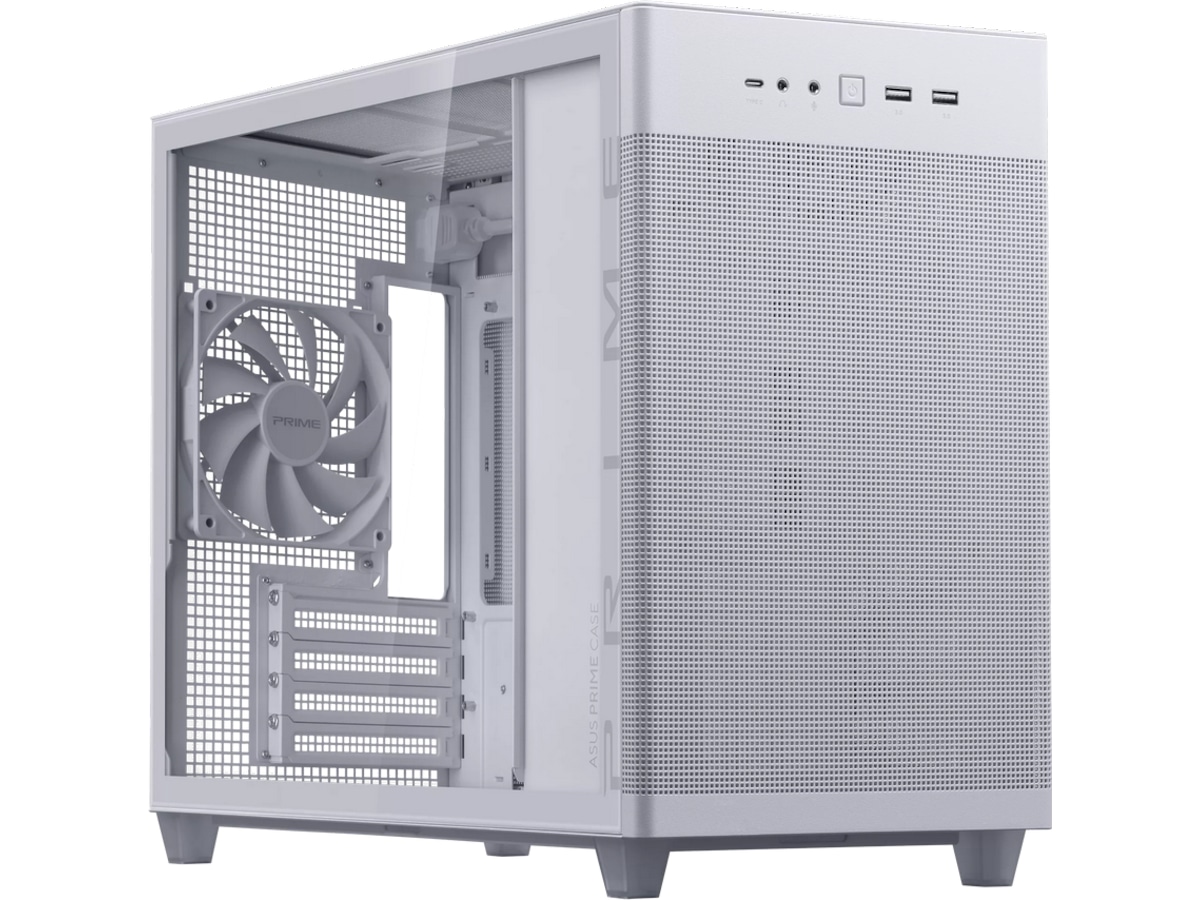 ASUS Prime AP201 Tempered Glass Mini Tower (hvit) Mini/Micro/Nano tower