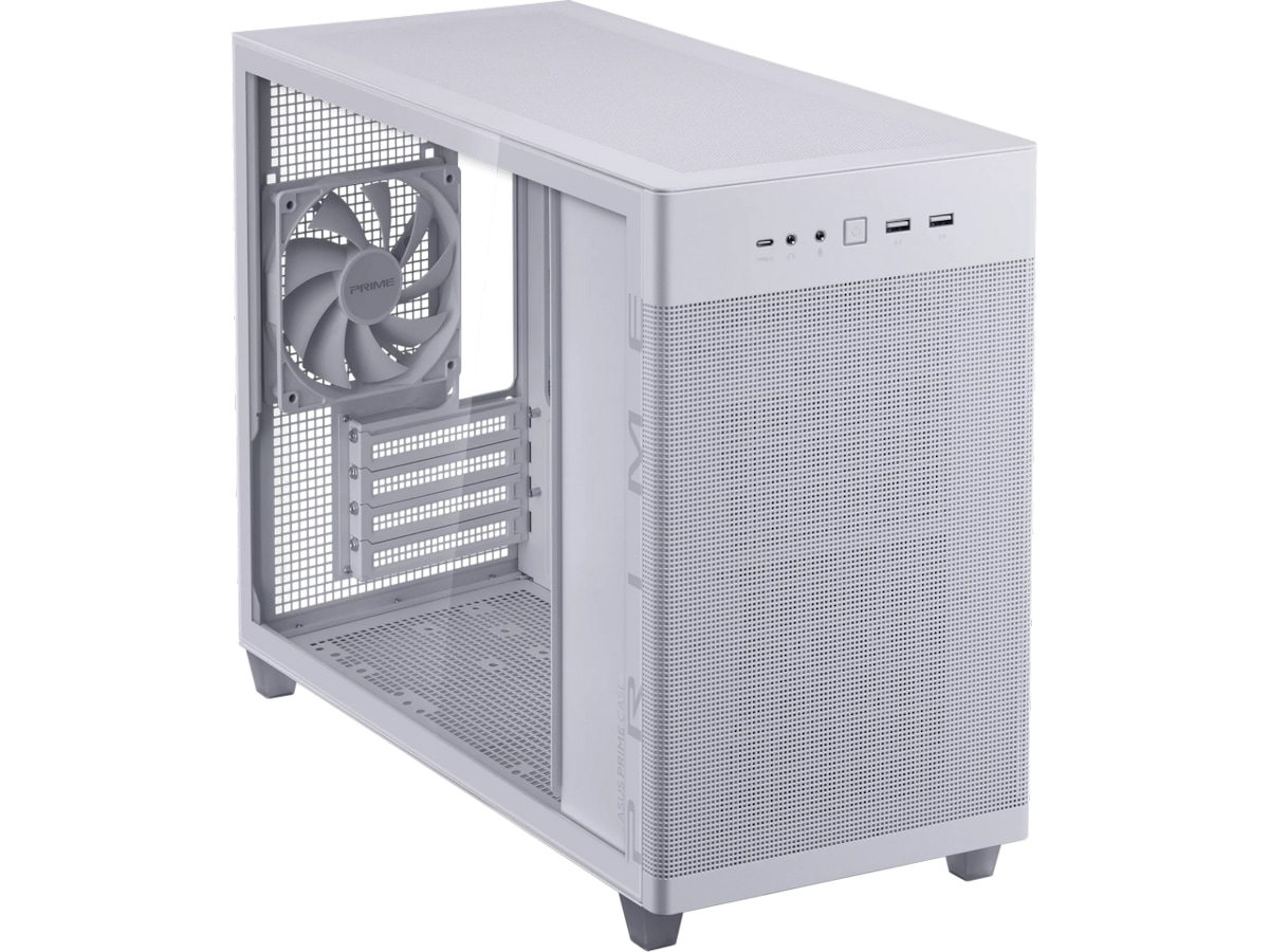 ASUS Prime AP201 Tempered Glass Mini Tower (hvit) Mini/Micro/Nano tower