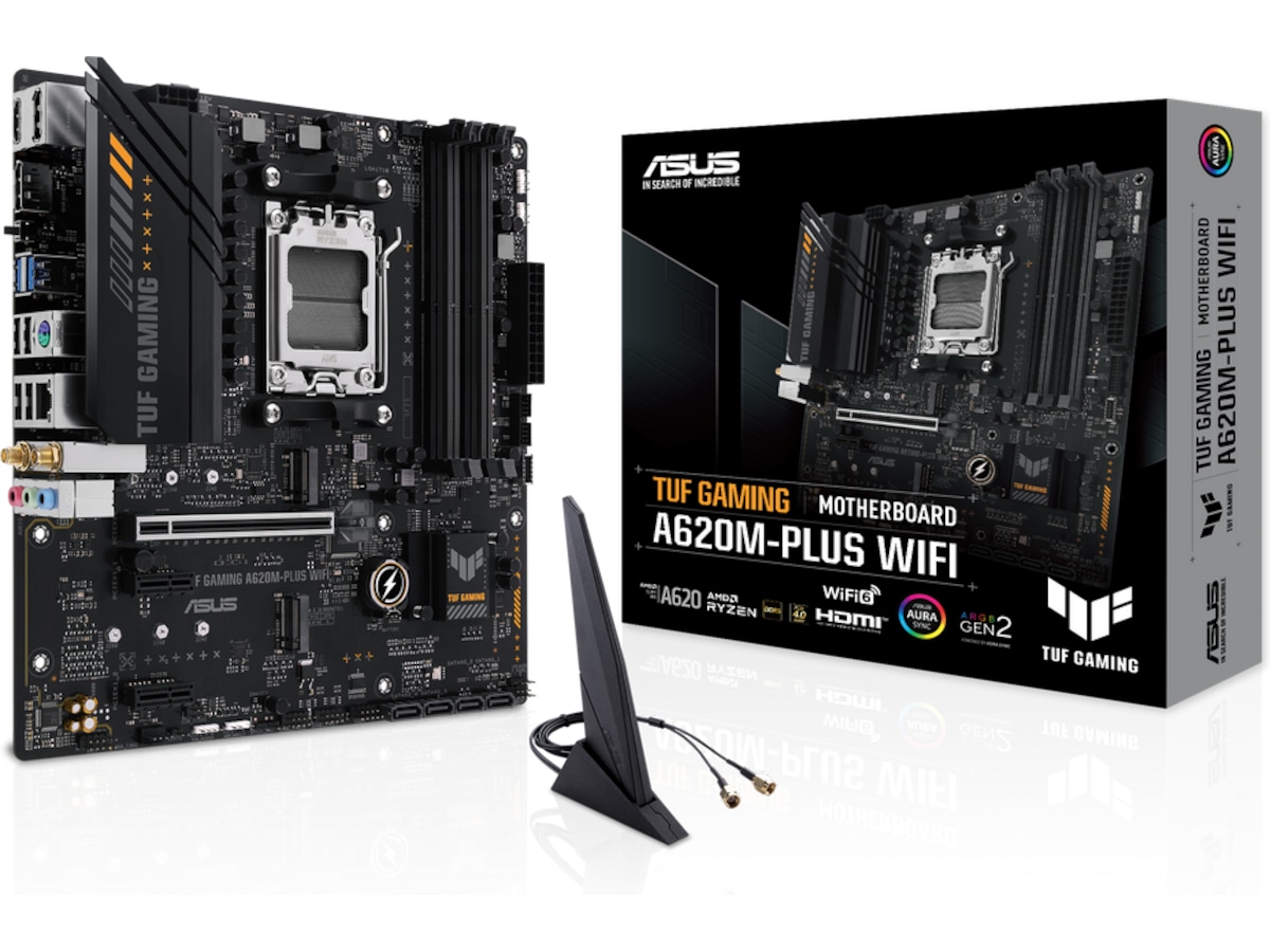 ASUS TUF GAMING A620M-PLUS WIFI Hovedkort AMD Socket