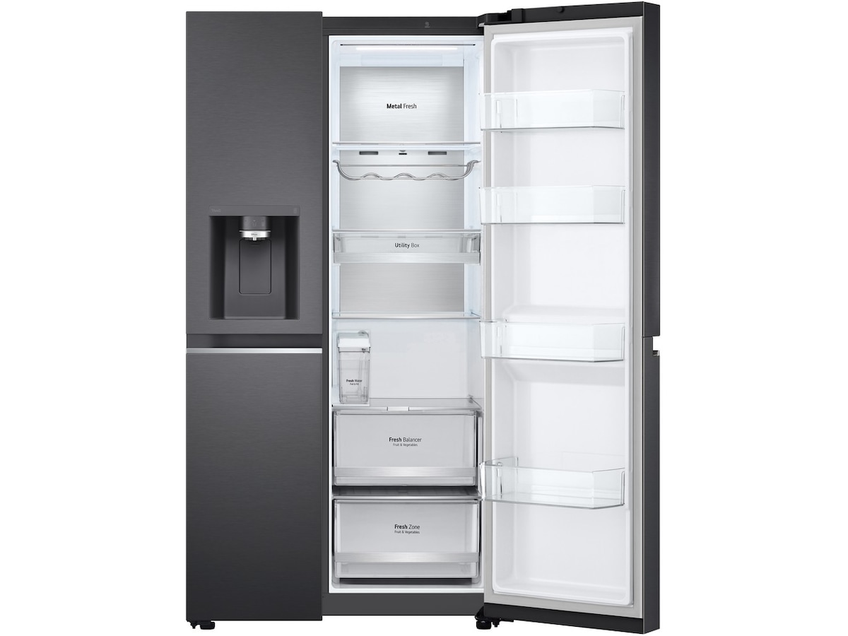 LG GSLV91MCAD Side-By-Side Kjøleskap (sort) Side-by-side kjøleskap