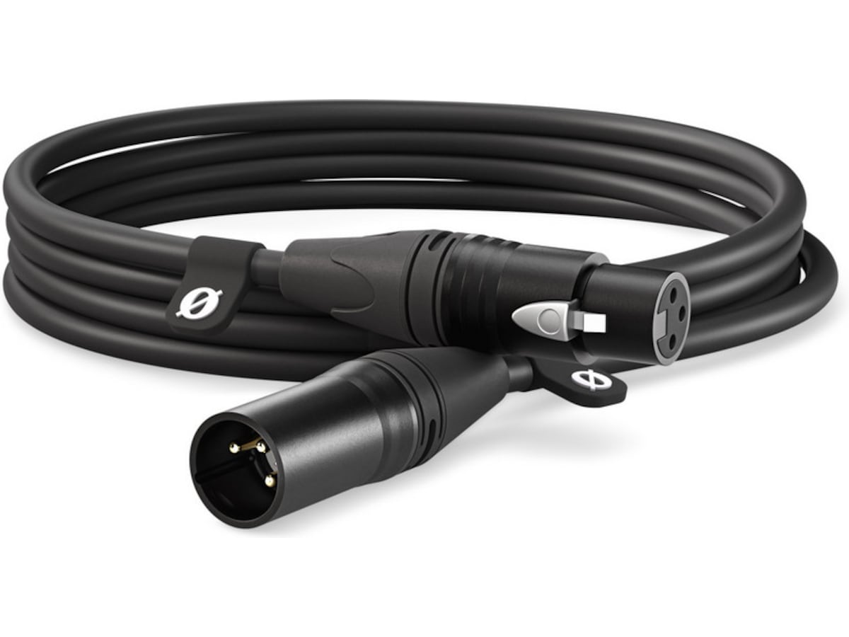 Røde XLR kabel 3m (sort) Mikrofon