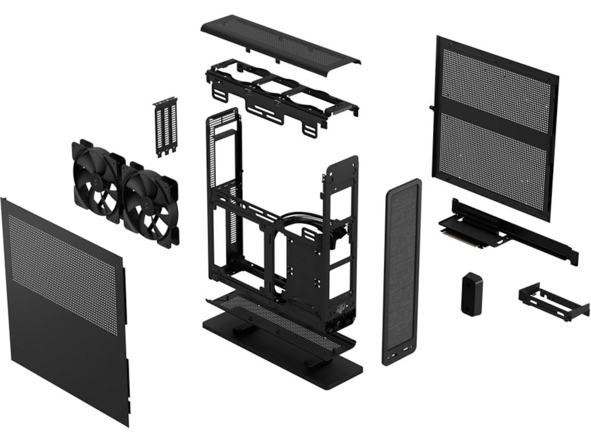 Fractal Design Ridge mITX (sort) Mini/Micro/Nano tower