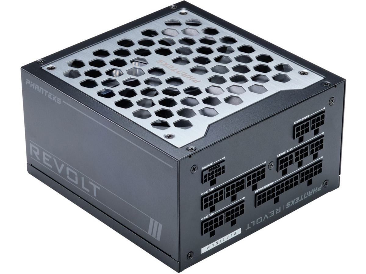 Phanteks Revolt 1000W Platinum PSU (sort) Enheter