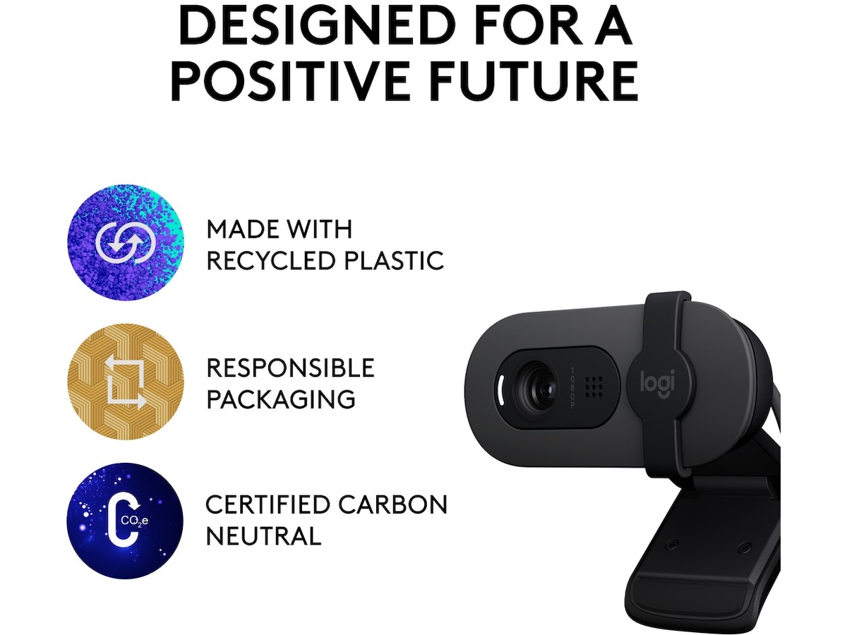 Logitech Brio 100 Full HD webkamera (graphite) Webkamera