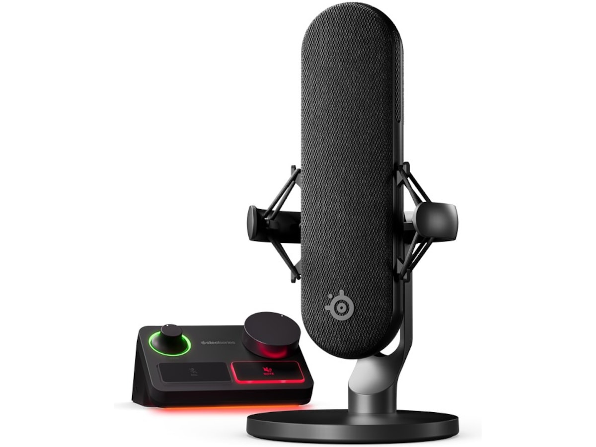 SteelSeries Alias Pro XLR Mikrofon + Stream Mixer (sort) Mikrofon