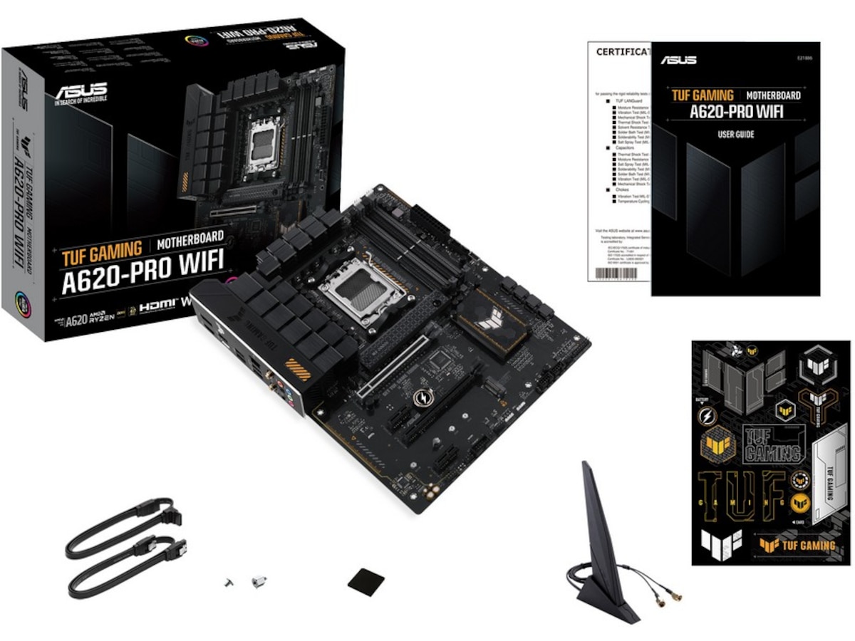 Asus TUF Gaming A620-PRO WIFI Hovedkort AMD Socket