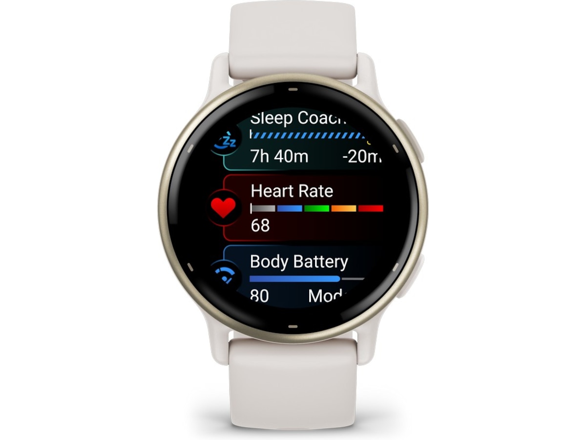 Garmin vivoactive 5 AMOLED Smartklokke (ivory/cream gold) Smartklokker