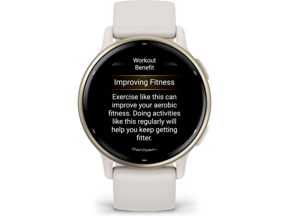 Garmin vivoactive 5 AMOLED Smartklokke (ivory/cream gold) Smartklokker