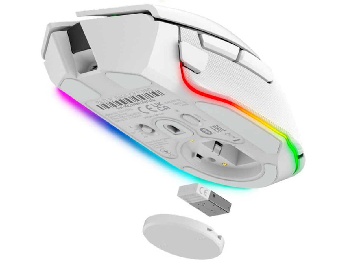 Razer Basilisk V3 Pro Gamingmus (hvit) Gamingmus