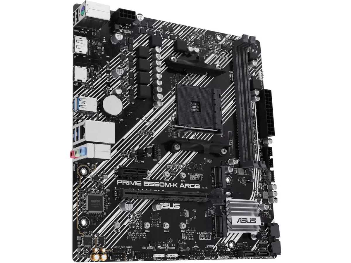 ASUS PRIME B550M-K ARGB Hovedkort AMD Socket