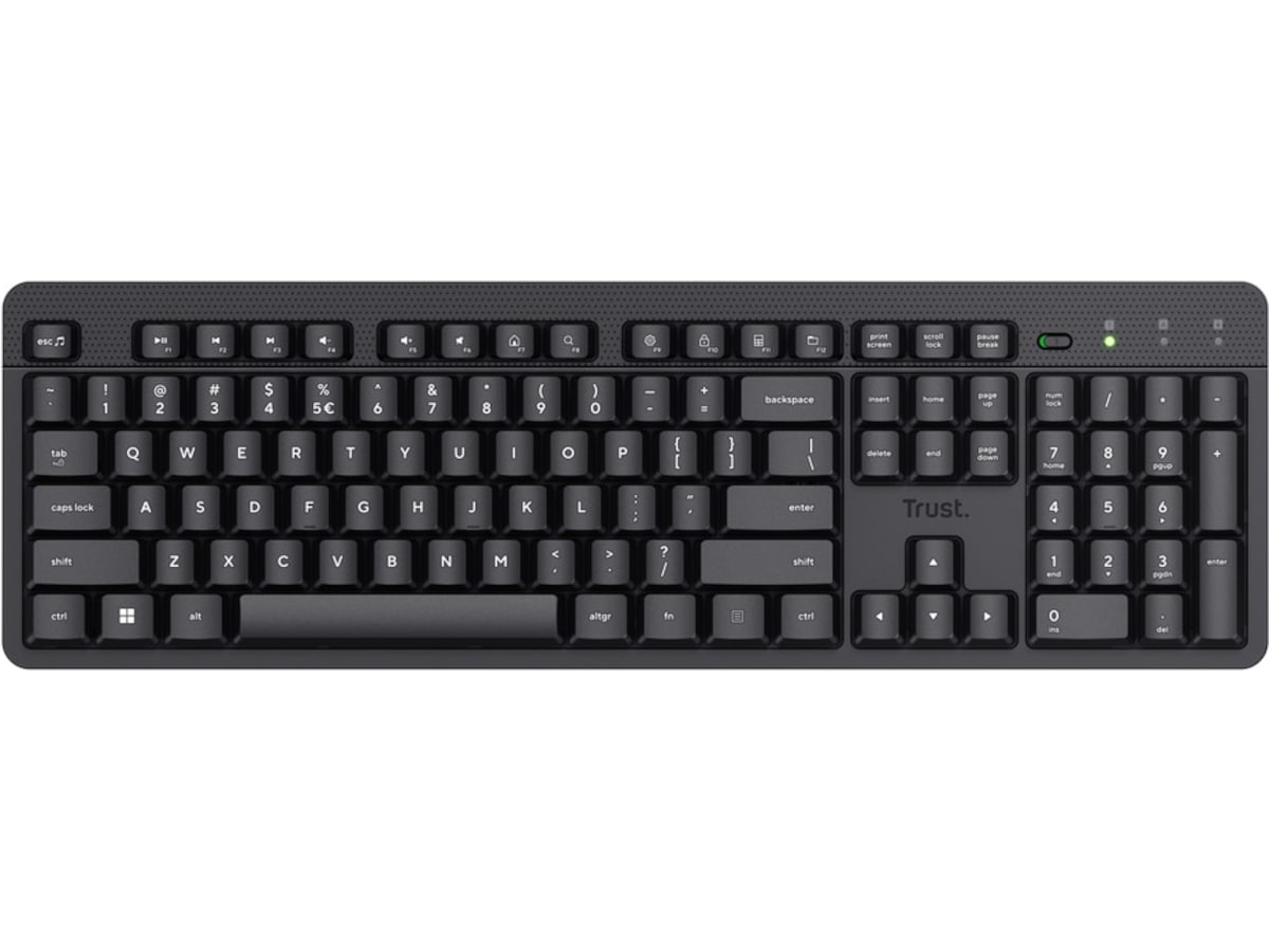 Trust ODY II trådløst tastatur nordisk (sort) Tastatur