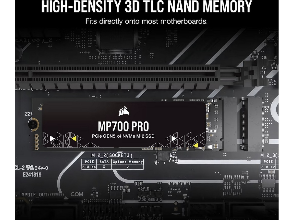 Corsair MP700 PRO 2TB NVMe 2.0 M.2 SSD SSD M.2