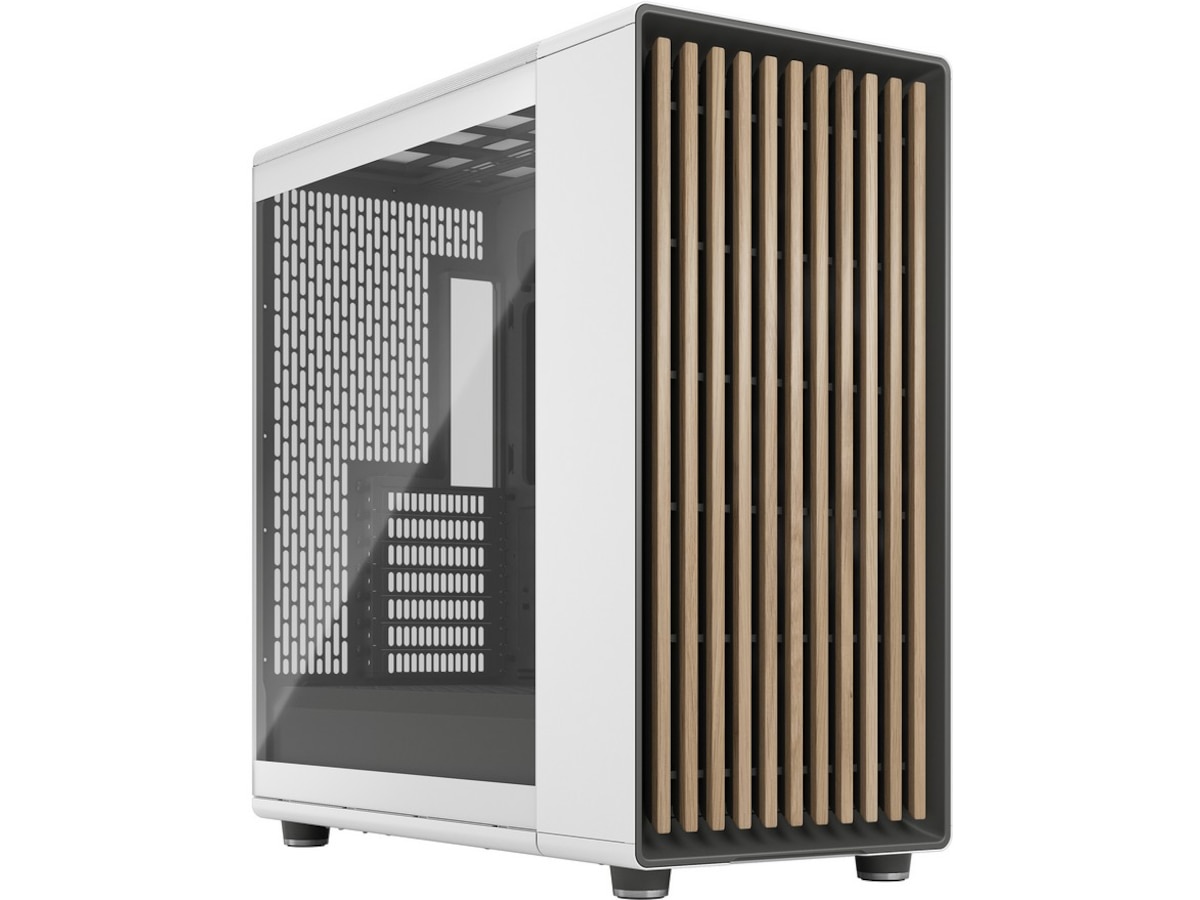Fractal Design North XL TG Clear Mid Tower (hvit) Midi tower
