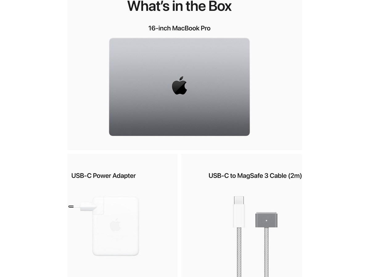 Macbook Pro 16 (2023) 1TB (stellargrå) -B-Grade Demo bærbar PC