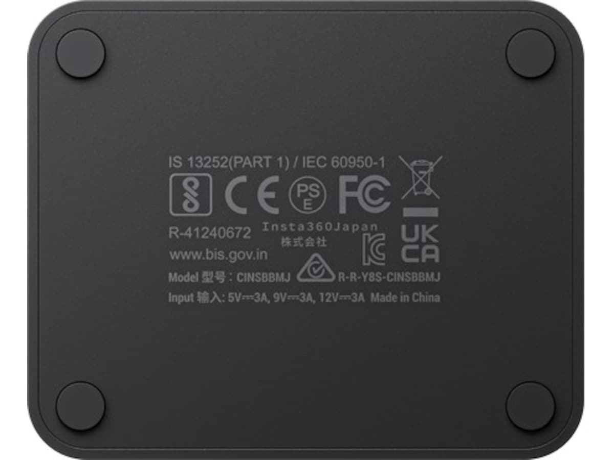 Insta360 X4 Fast Charge Hub Kamerabatteriladere