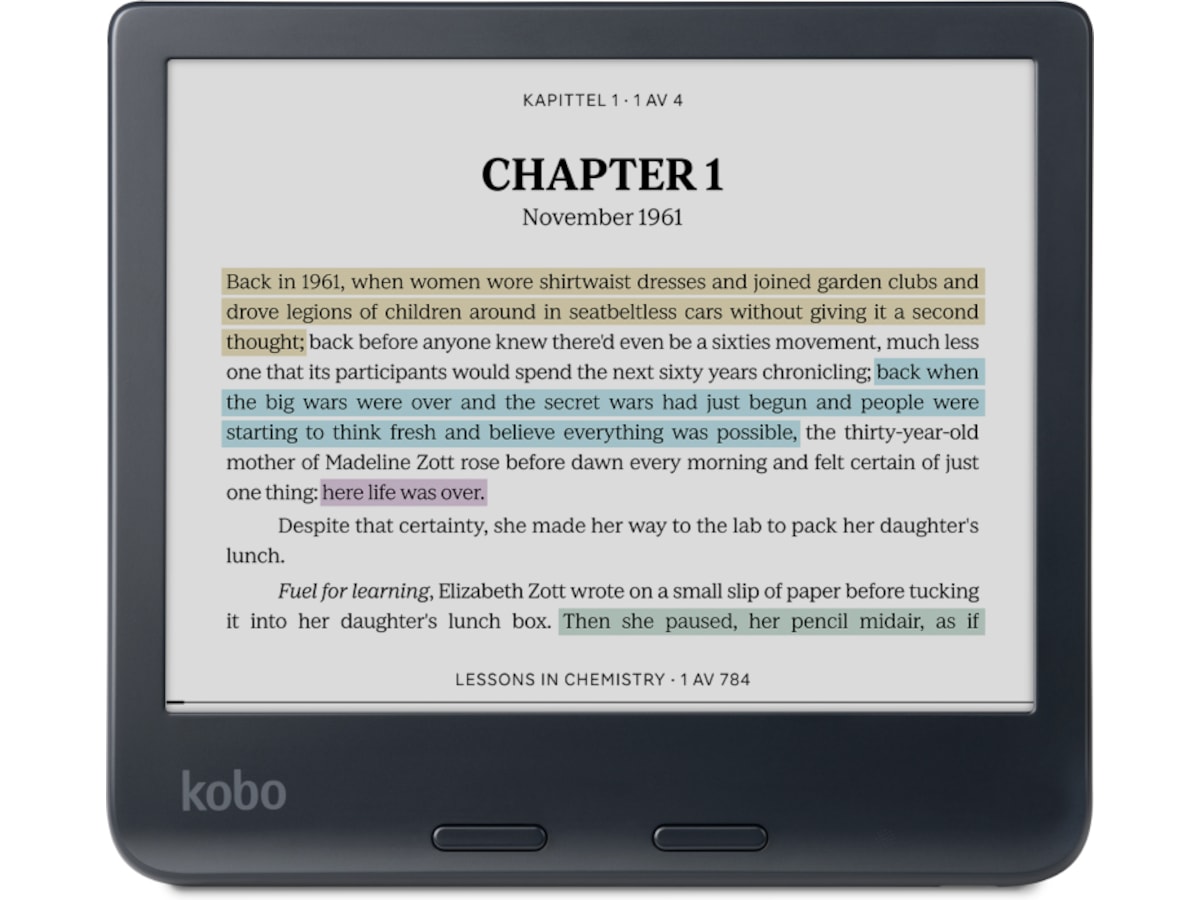 Kobo Libra Colour 7" 32GB (sort) Lesebrett