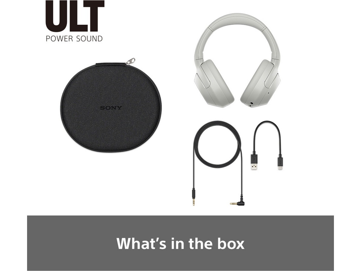 Sony ULT WEAR trådløse hodetelefoner Over-Ear med mic (hvit) -B-Grade Demo headset