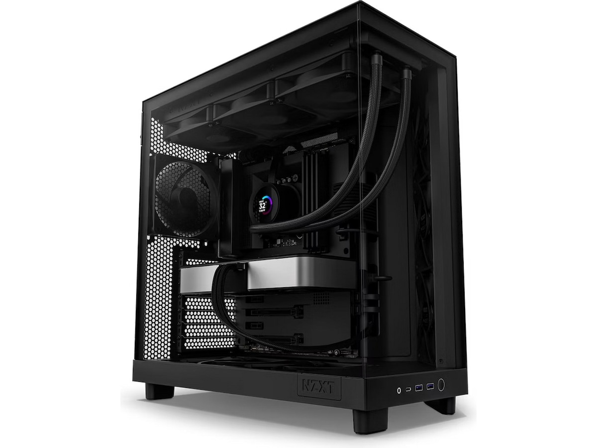 NZXT H6 Flow Case Dual Chamber Mid Tower (sort) -B-Grade