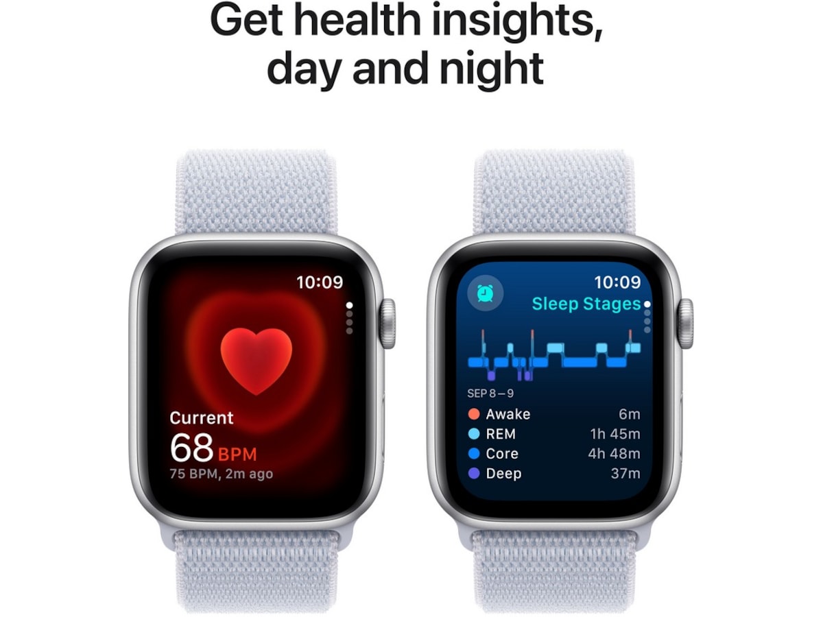 Apple Watch SE 44mm GPS + LTE Aluminium (sølv) Smartklokker