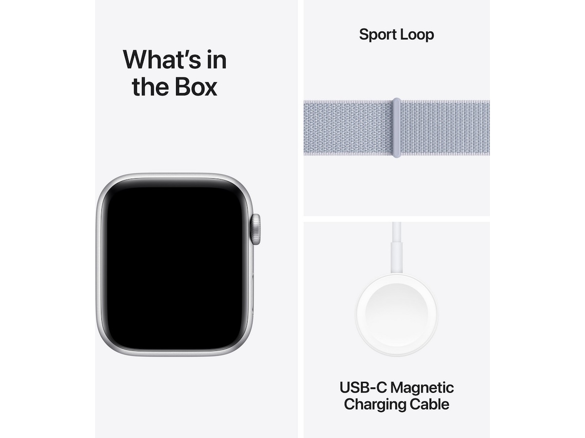 Apple Watch SE 44mm GPS + LTE Aluminium (sølv) Smartklokker