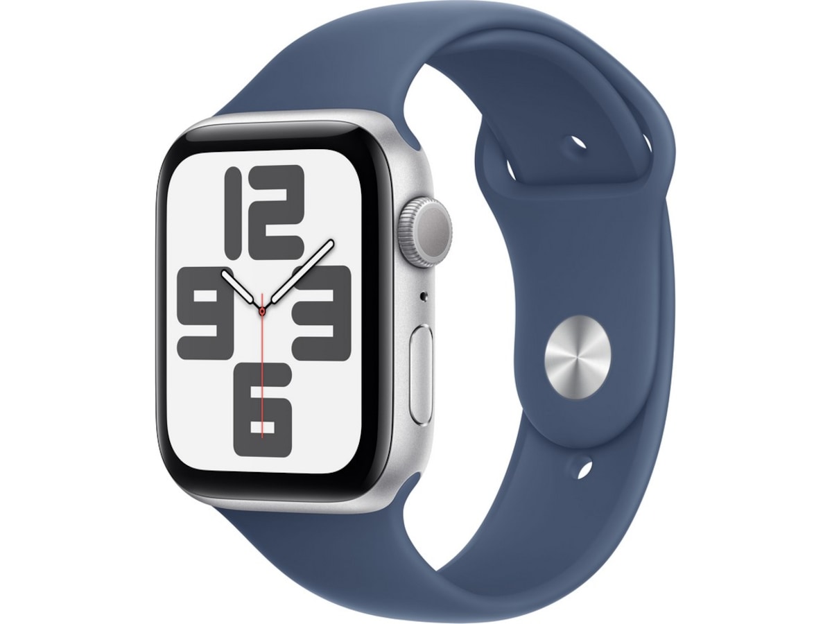 Apple Watch SE 44mm GPS Aluminium (sølv) Smartklokker