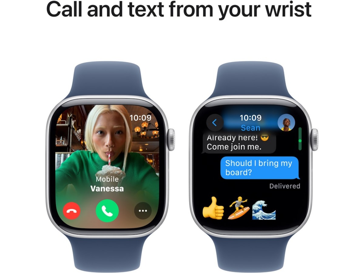 Apple Watch Series 10 46mm GPS Aluminium (sølv) Smartklokker