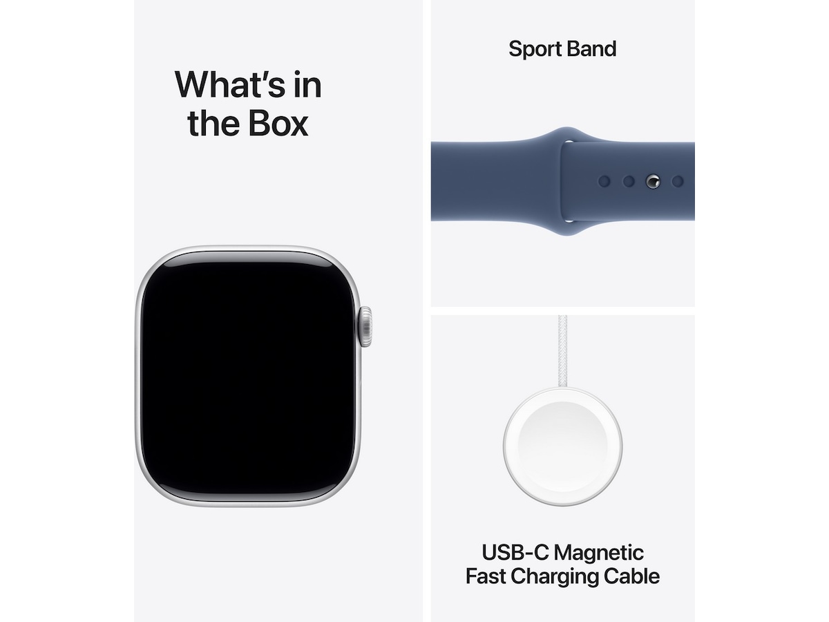Apple Watch Series 10 46mm GPS Aluminium (sølv) Smartklokker