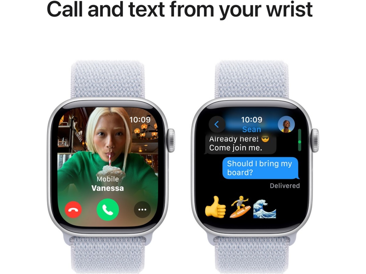 Apple Watch Series 10 GPS 42mm Aluminium (sølv) Smartklokker