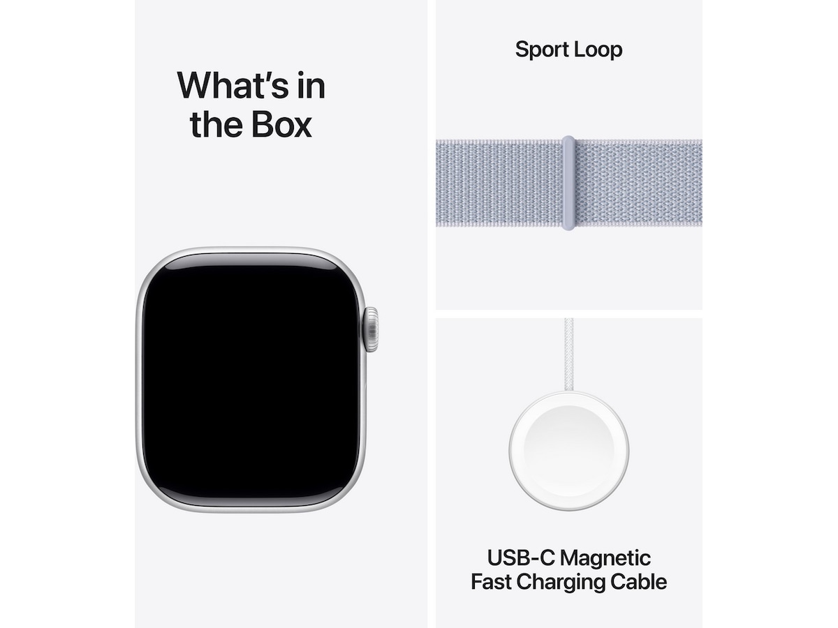 Apple Watch Series 10 GPS 42mm Aluminium (sølv) Smartklokker
