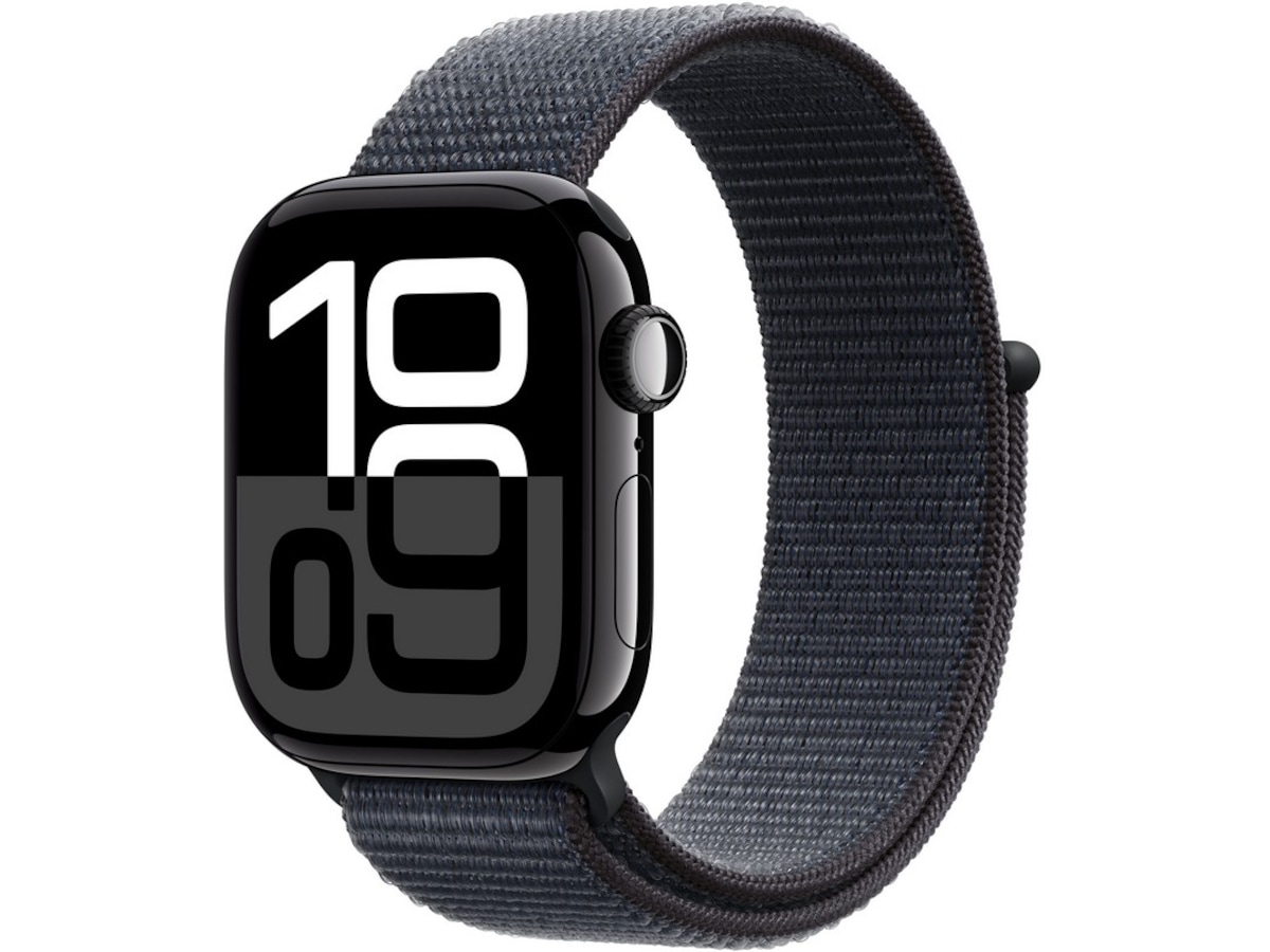 Apple Watch Series 10 GPS 42mm Aluminium (gagatsvart) Smartklokker