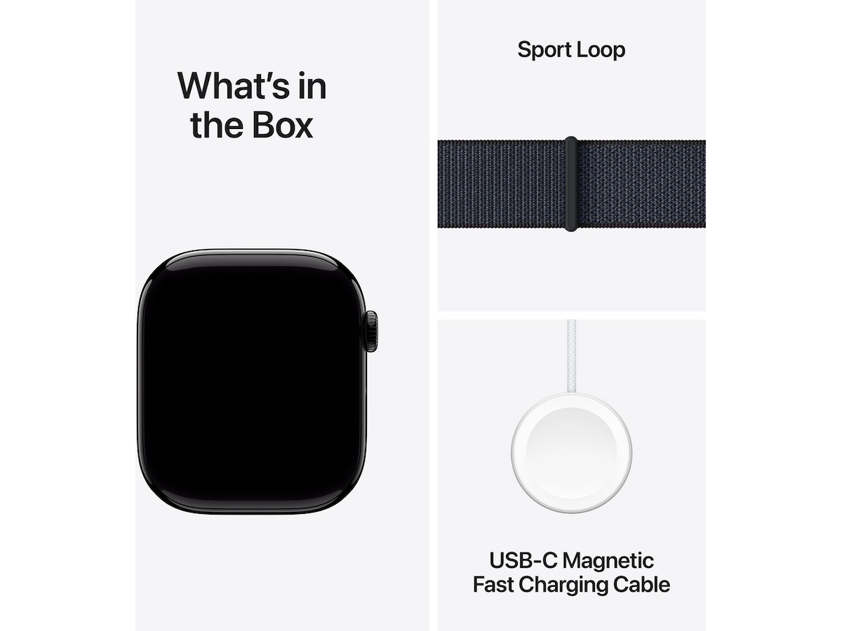 Apple Watch Series 10 46mm GPS Aluminium (gagatsvart) Smartklokker
