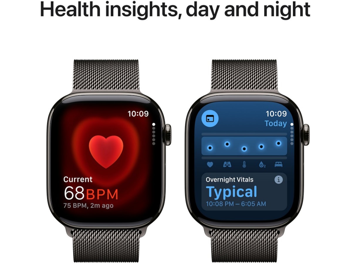 Apple Watch Series 10 46mm GPS + LTE Titan (skifer) Smartklokker